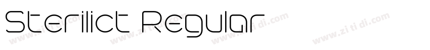 Sterilict Regular字体转换 Sterilict Regular字体转换